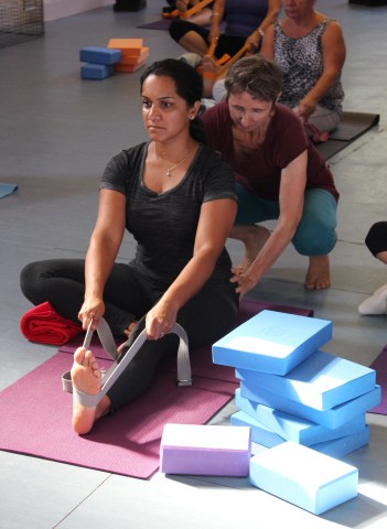 Iyengar yoga class in Herne Hill, SE24